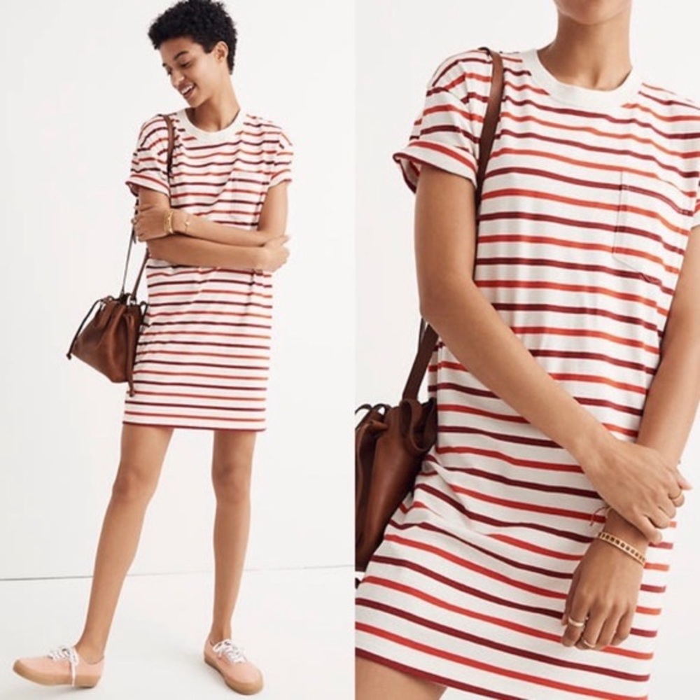 Madewell Short Sleeve Dress